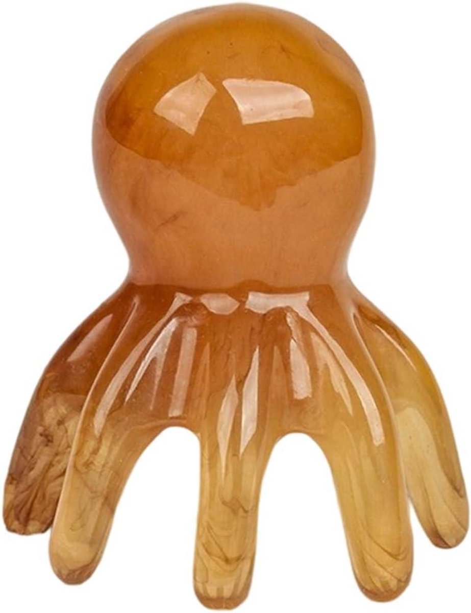 Hoofdmassager - Hoofdkrabber - Ontspanning Lichaam - Octopus Ontwerp - 7 x 5.8 x 3.5 cm - Blauw
