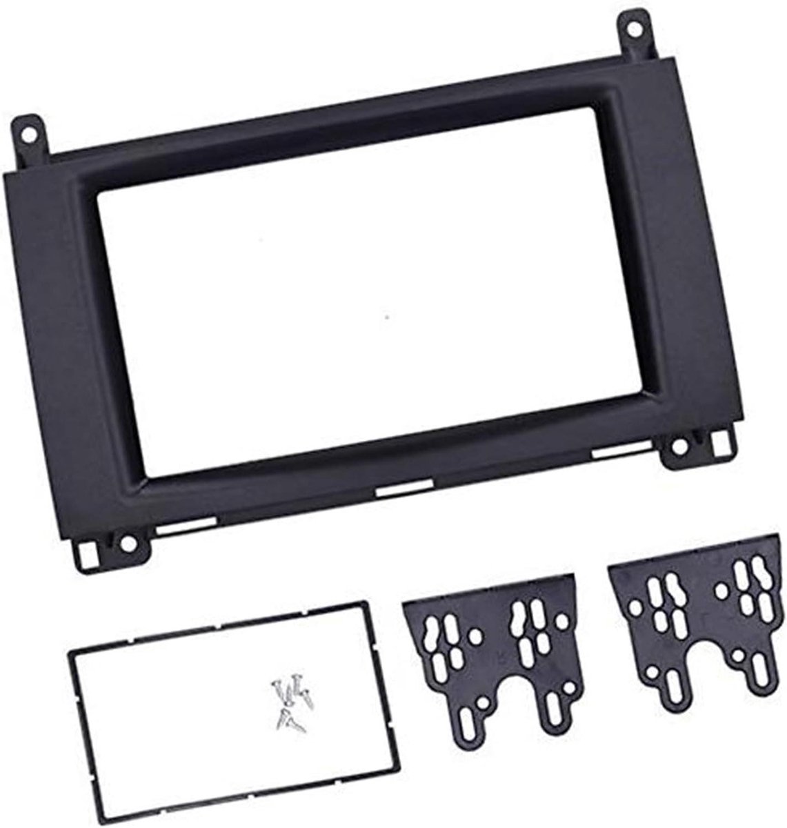 Dashboard Kit - Radio Frame - Auto Installatie - Perfecte Pasvorm - 2 Din - Zwart