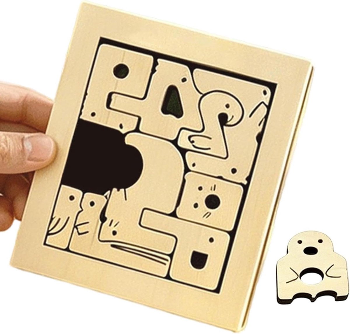 Kinderpuzzels Cijfers - Educatief Speelgoed - Logisch Denken - Splintervrije Hout - 15x20cm - Multicolor