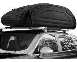 Dakkoffer 400L - Bagagebox Auto - Extra Reisruimte - Aerodynamisch Ontwerp - 400 Liter - Zilver