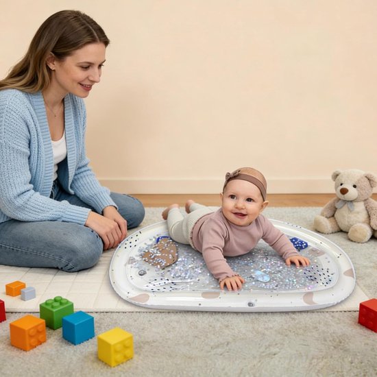 Water Speelmat - Opblaasbaar Matras - Zomers Buitenspelen - Met Verlichting - 73 x 42 cm - Meerdere Kleuren — afbeelding 2