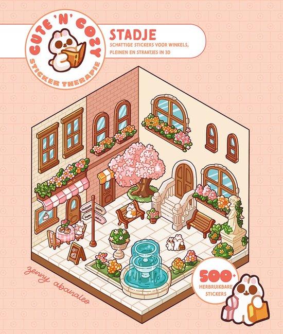 Cute 'n' Cozy Sticker Therapie Stadje - cover