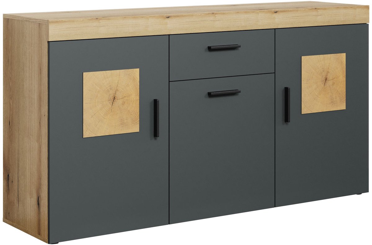 Buffet 3 portes et 1 tiroir L160 cm - TYLER