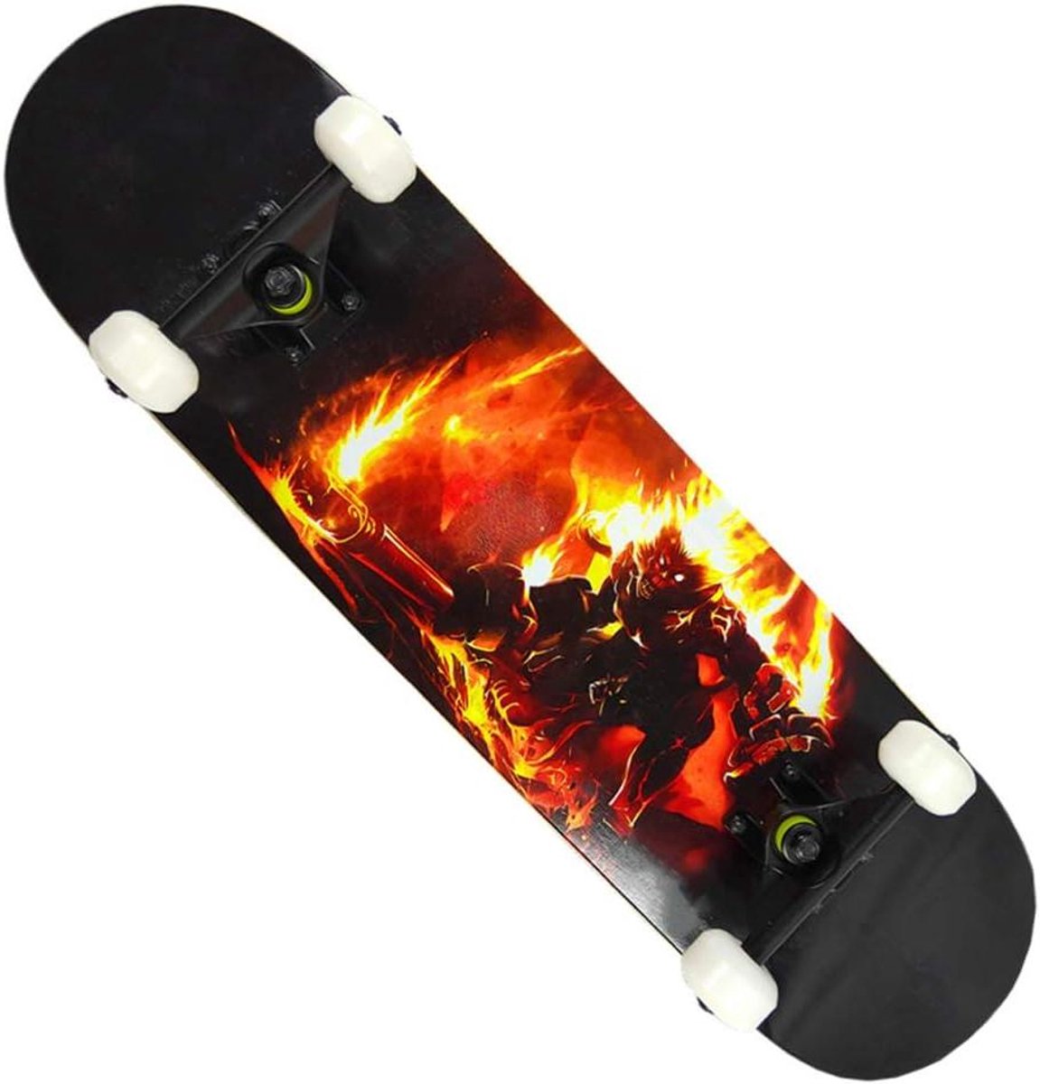 Compleet Skateboard Beginner Board Stunts Uitvoeren Dubbele Kick Deck 31 x 8 inch