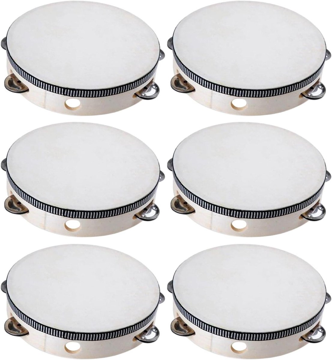 Tamboerijn set - Handtrommel - Muziek maken - Duurzaam ontwerp - 15 cm - Niet gespecificeerd