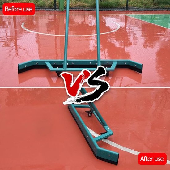 Hof Veger - Waterverwijderaar Droger - Sportvelden Schoonmaken - Soepele Zwenkwielen - 135cm Lengte - Aluminium — afbeelding 3