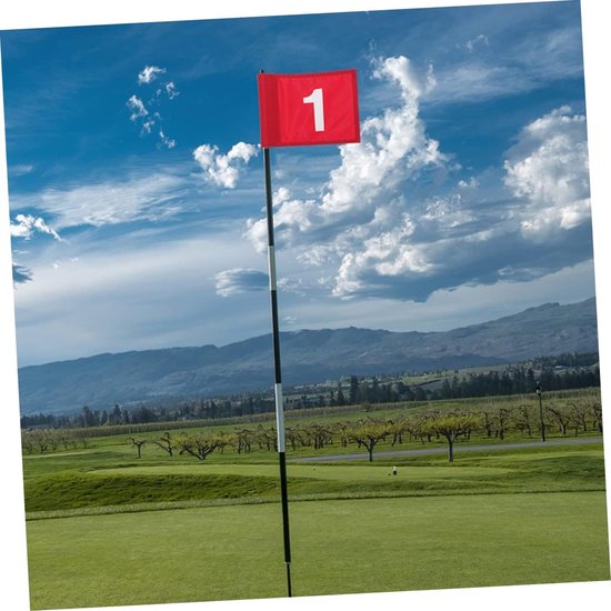 Golf Vlaggen - Oefen Vlaggen - Golfvaardigheden Verbeteren - Genummerde Cijfers - 8 Stuks - Groen van GOLF — afbeelding 2