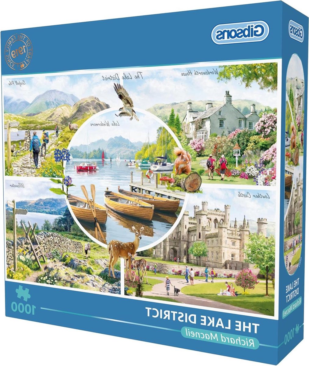 Puzzel 1000 stukjes - Volwassen puzzel - Ontspanning thuis - Duurzaam puzzelbord - 68 x 49 cm - Natuurlandschap