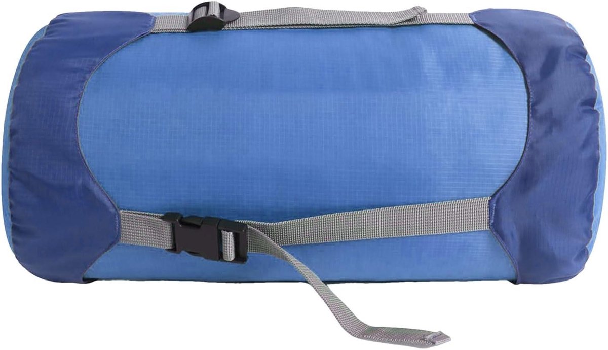 Compressie Zakken - Opbergzakken - Reizen en Kamperen - Waterdicht en Scheurvast - Verschillende Maten - Blauw Oranje