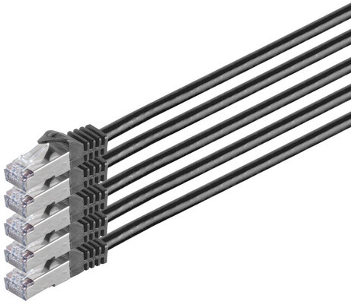 S/CONN Cat. 7 S/FTP 3 m netwerkkabel Zwart Cat7 S/FTP (S-STP)