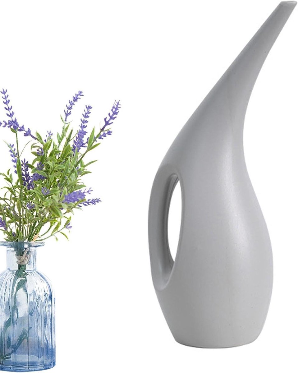 Tuingieter Plantengieter - Waterplanten Bakker - Planten Verzorgen - Gelijkmatige Waterstraal - 1.5 en 2.5L - Grijs Zwart