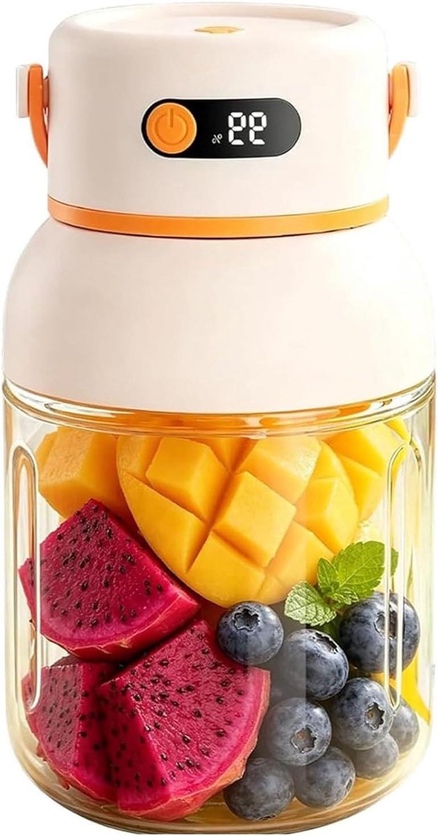 Draagbare Blender - Persoonlijke Juicer - Smoothies Maken - USB-C Oplaadbaar - 40oz - Blauw