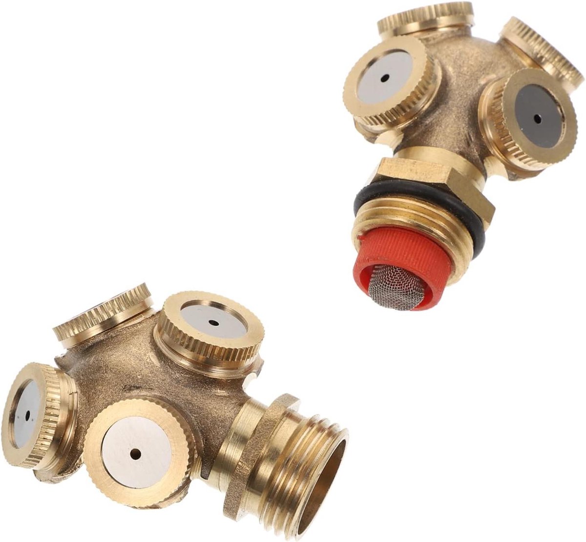 Tuinsproeiers Koper - Waterverspreider - Gazon Besproeien - Verstelbare Waterstraal - 6.5X4.5CM - Goudkleurig