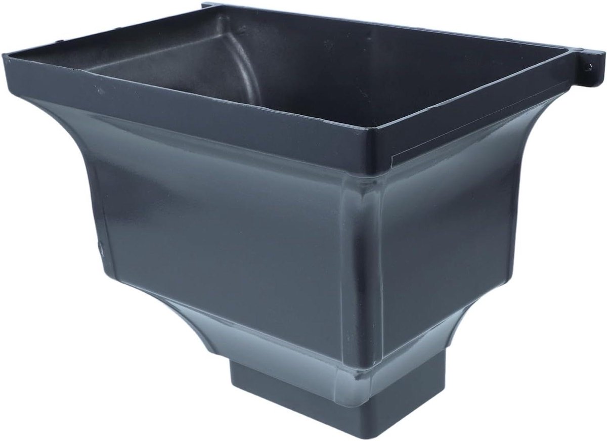Regenpijp Verlengstuk - Afvoer Adapter - Water Afvoeren - Gebogen Vloeistofdynamisch - 30x22x18 cm - Grijs