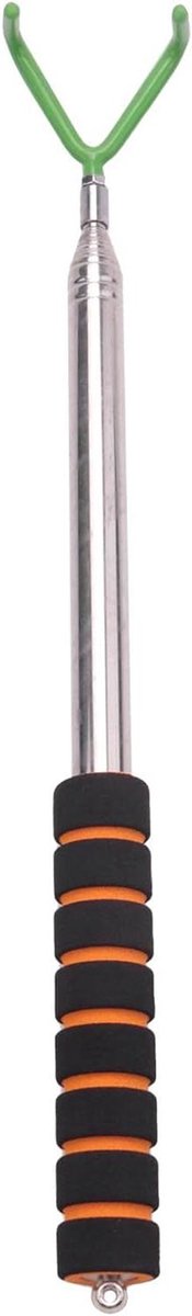 Disc Golf Retriever - Disc Ophaalstok - Schijven Vangen - Telescopisch Ontwerp - 42 cm - Zilver