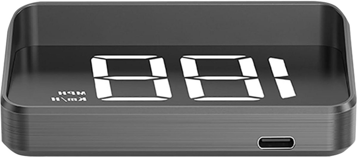 Head Up Display - Voorruit Projector - Veilig Rijden - GPS Snelheidsmeter - 354 inch - Zwart