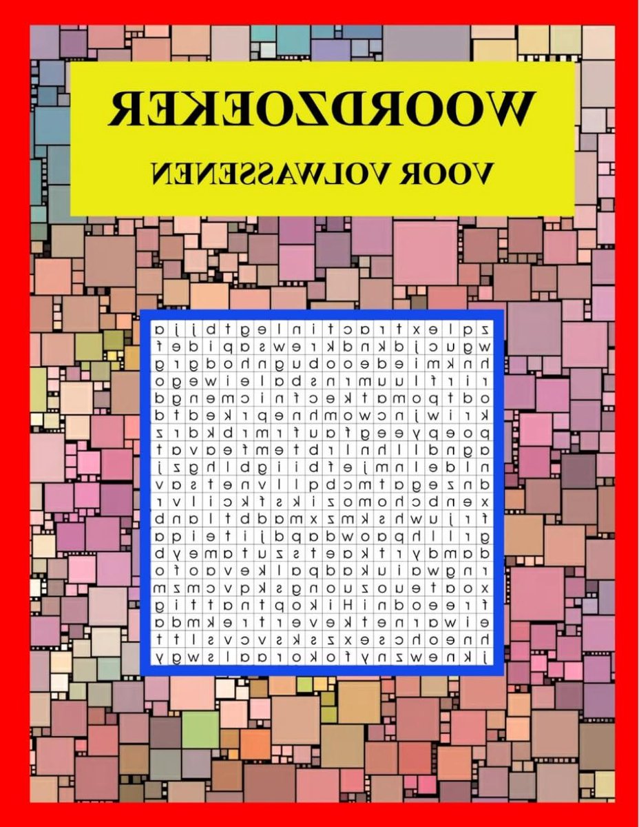 Woordzoeker Boek - Puzzelboek - Hersengymnastiek - 100 Puzzels - 117 Pagina's - Niet van toepassing