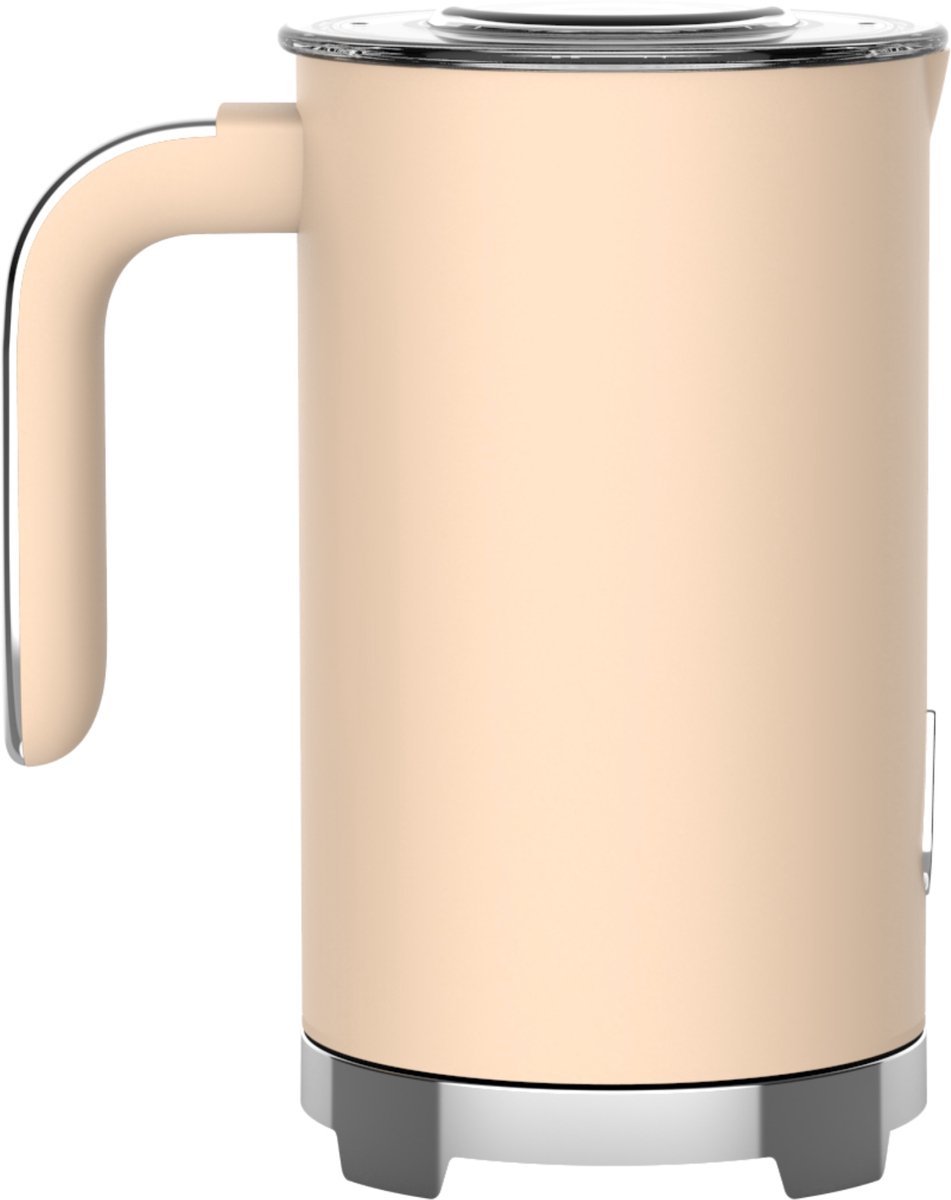 Motivai Melkopschuimer – Elektrische Milk Frother 300 ml Retro – BPA-vrij & PFAS-vrij – Voor Warm & Koud Melkschuim – Cappuccino & Latte – Matte Beige — cadeau in Kookcadeaus - foto 5