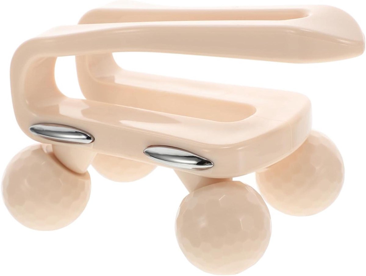 Massage Roller - Nek & Voet - Spierontspanning - Vierwielig Ontwerp - 123 cm - Roze
