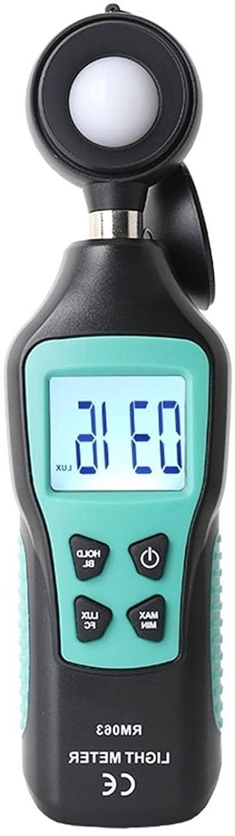 Digitale Windmeter - Luchtsnelheid Meter - Weer Meten - Met Achtergrondverlichting - 19.2 cm - Zwart