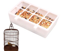 Vogelvoederhuisje - Voerbakje Drinkfontein - Vogels Voeren - Precisievoersysteem - 16 cm - Enkel kenmerk