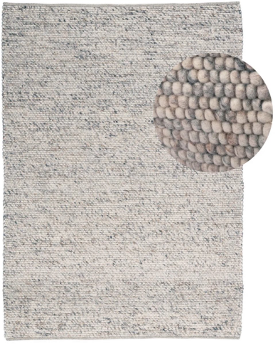 by fonQ Dots Vloerkleed - Kiezel - Rechthoekig - 160 x 230 cm