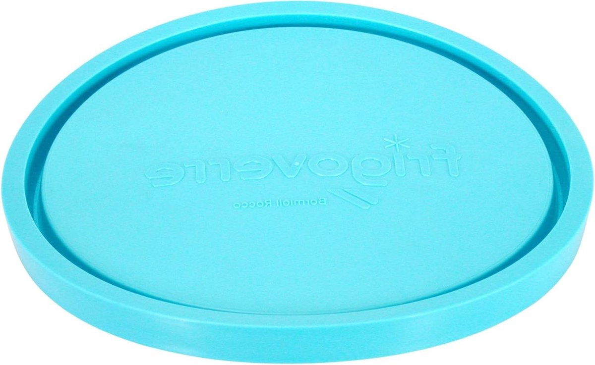 Deksel voor Container - Ronde Deksel - Voedsel Bewaren - Bamboe Afwerking - 23 cm - Blauw