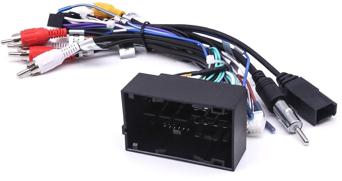 Autoradio Kabelboom - ISO Adapter - Autoradio Installatie - Plug and Play - 16 Pin - Zwart