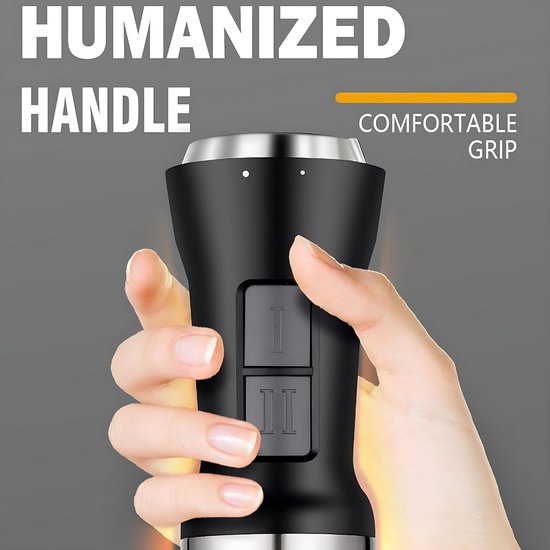 Staafmixer Set - Keukenmixer - Maaltijden Bereiden - 4-in-1 Functionaliteit - 700 ml Cup - Roestvrij staal — afbeelding 2