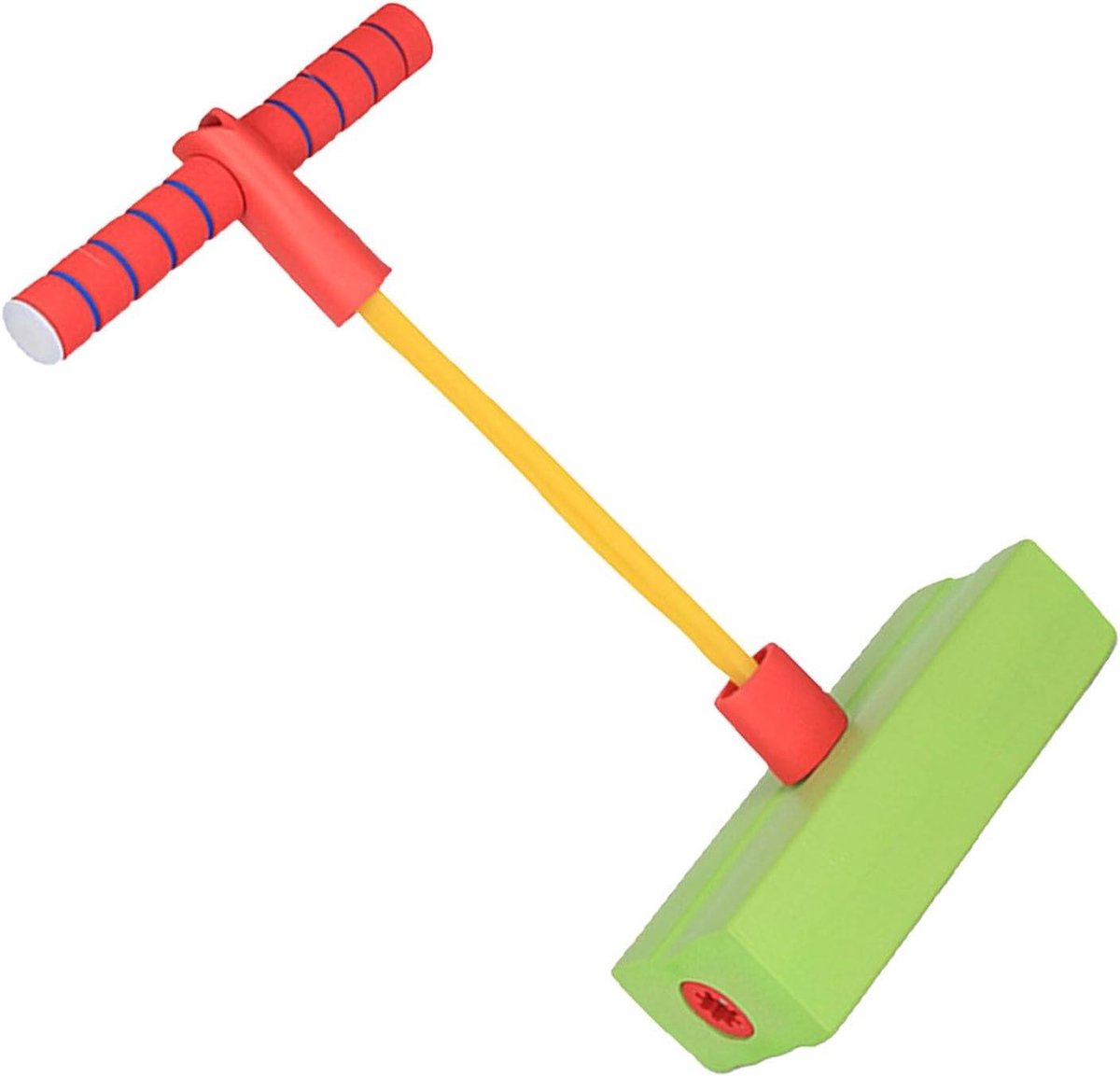 Schuim Pogo Stick - Springstok Kinderen - Buiten Spelen - Met Geluidseffecten - 22 x 10 x 10 cm - Rood