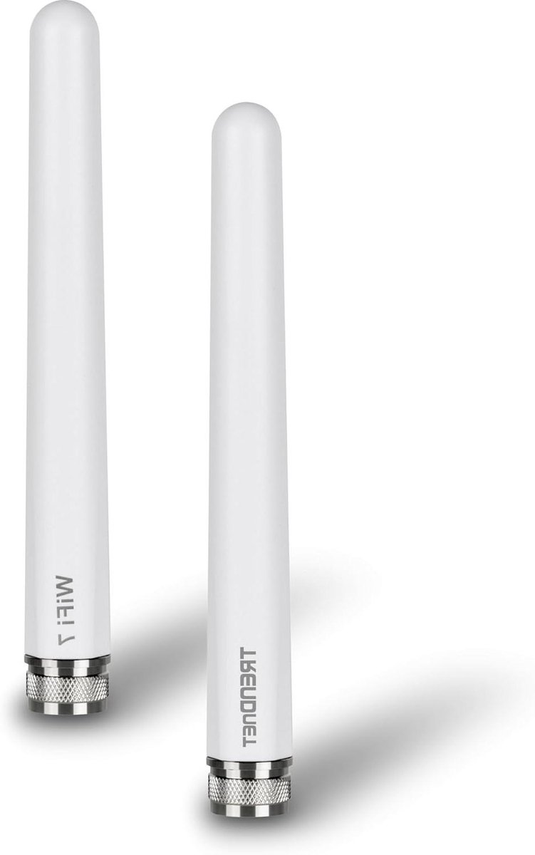 Omnidirectionele Antennes - Dual Band Antennes - Draadloze Dekking - Buitenbestendig Ontwerp - 5/7 dBi Versterking - Wit