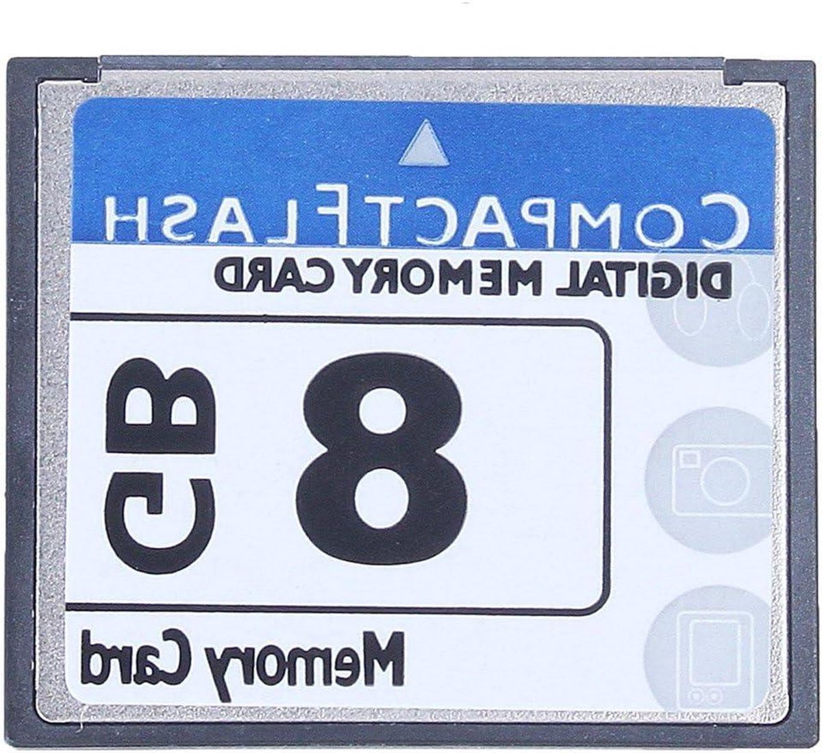 Compact Flash Geheugenkaart - Opslagkaart SD - Foto's Opslaan - Hoge Overdrachtssnelheid - 8 GB - Witblauw