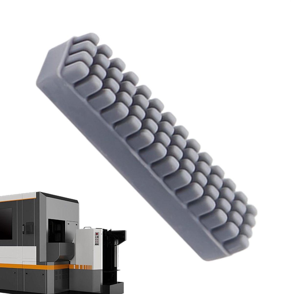 Mondstuk borstel kit - Reinigingsgereedschap - 3D printer onderhoud - Duurzaam siliconenmateriaal - 4 x 1.2 x 1 cm - Grijs