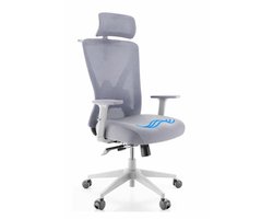 Backerz Mesh Ergonomische Bureaustoel Wit - Bureaustoelen voor Volwassenen tot 150kg - Office Chair - Gamestoel - NEN-EN1335 Gecertificeerd