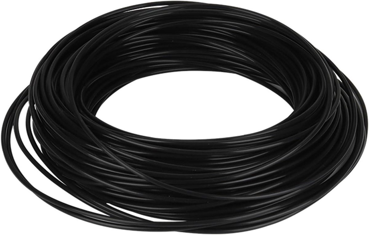 PTFE Buis - Teflon Slang - 3D Printer Onderdelen - Hoge Temperatuur Weerstand - 1 Meter - Zwart