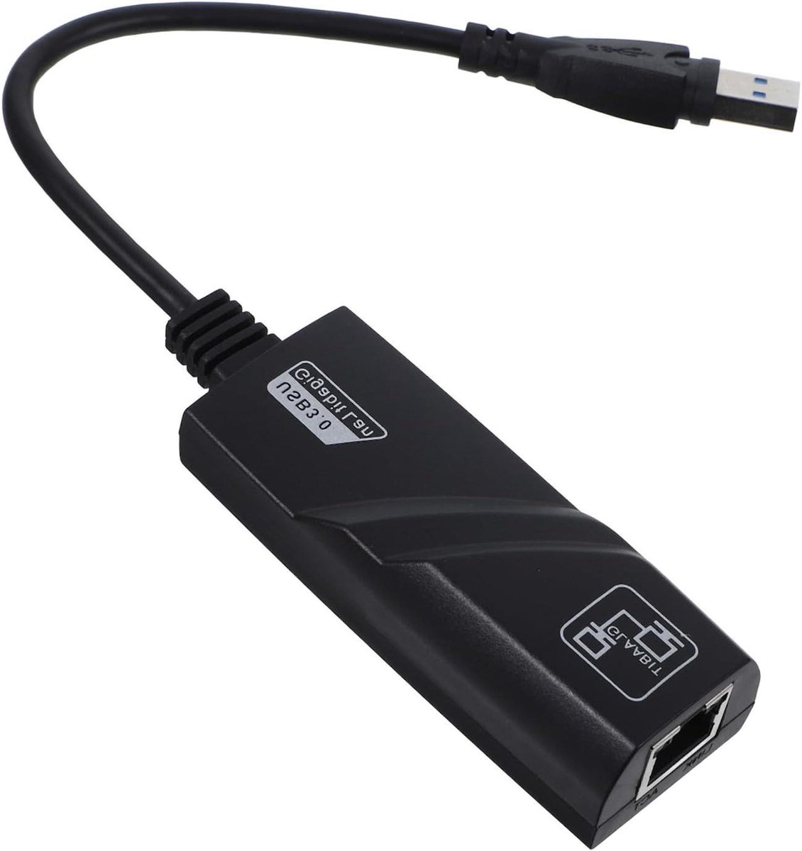 Netwerk Adapter - Ethernet USB - Snelle Internetverbinding - Plug and Play - 1000M - Zwart