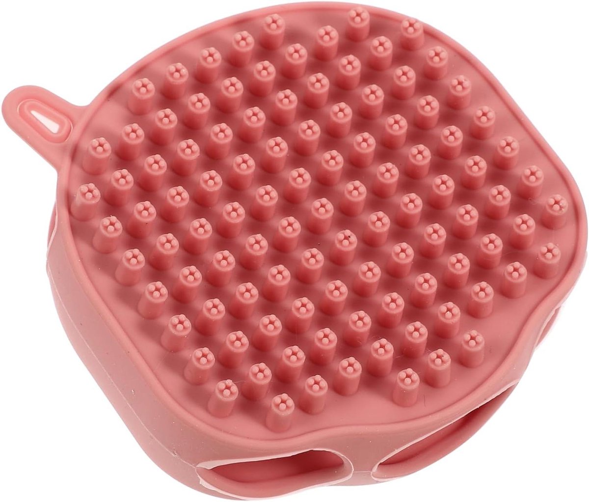 Siliconen Doucheborstel - Lichaamsscrubber Badborstel - Huid Reinigen - Dubbelzijdig Ontwerp - 8 x 8 x 3 cm - Roze