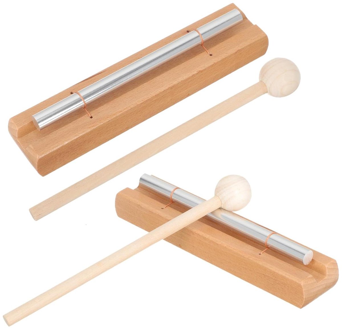 Mindfulness Handbel Set - Yoga Klokkenspel - Meditatie Geluid - Duidelijke Resonantie - 16.5 cm - Meerdere