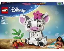 LEGO ǀ Disney Vaiana Pua Bouwbaar Dieren Speelgoed voor Kinderen en Decoratie 43292