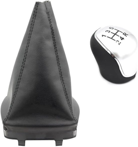 Versnellingspook Knop - Pookknop Handrem - Auto Interieur Upgrade - Ergonomisch Handball Design - 10x10mm - Zwart — afbeelding 5