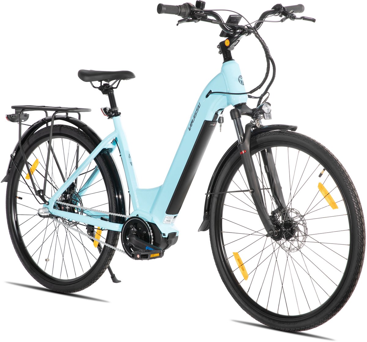 HILAND Overstreet E-Bike Dames - 28 inch - Hydraulische Schijfremmen - 3 Speed Naafversnelling - 250W - 10.4Ah Accu - Lage Instap thumbnail 6