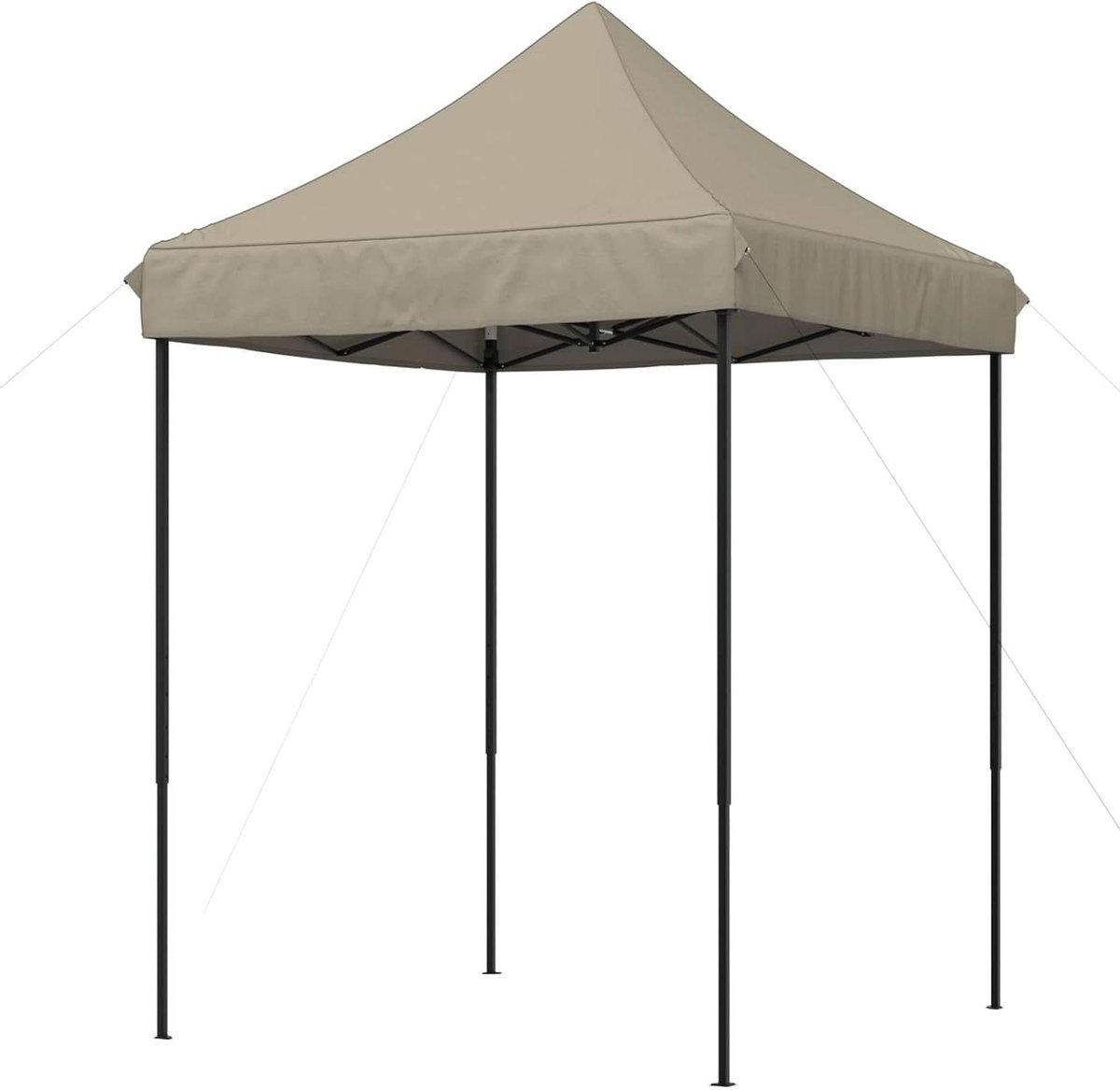 Opvouwbare Partytent - Pop-up Paviljoen - Feestelijke Bijeenkomsten - Snelle Opbouw - 200 x 200 cm - Taupe