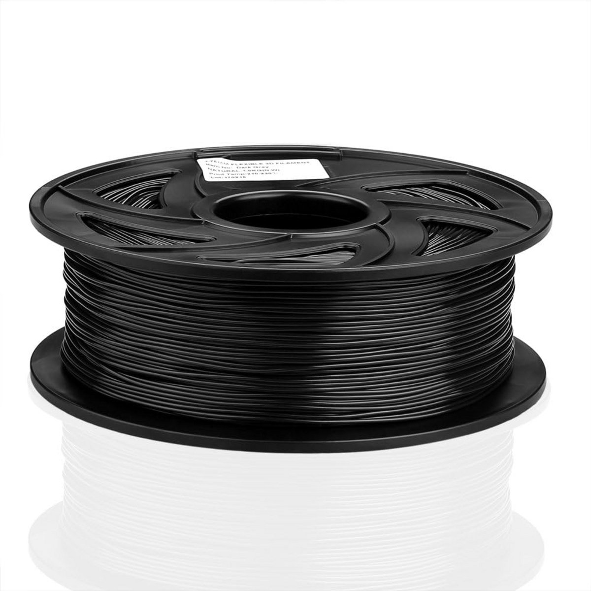 PLA 3D Printer Filament 1.75mm Zwart 1KG - Biologisch Afbreekbaar Materiaal