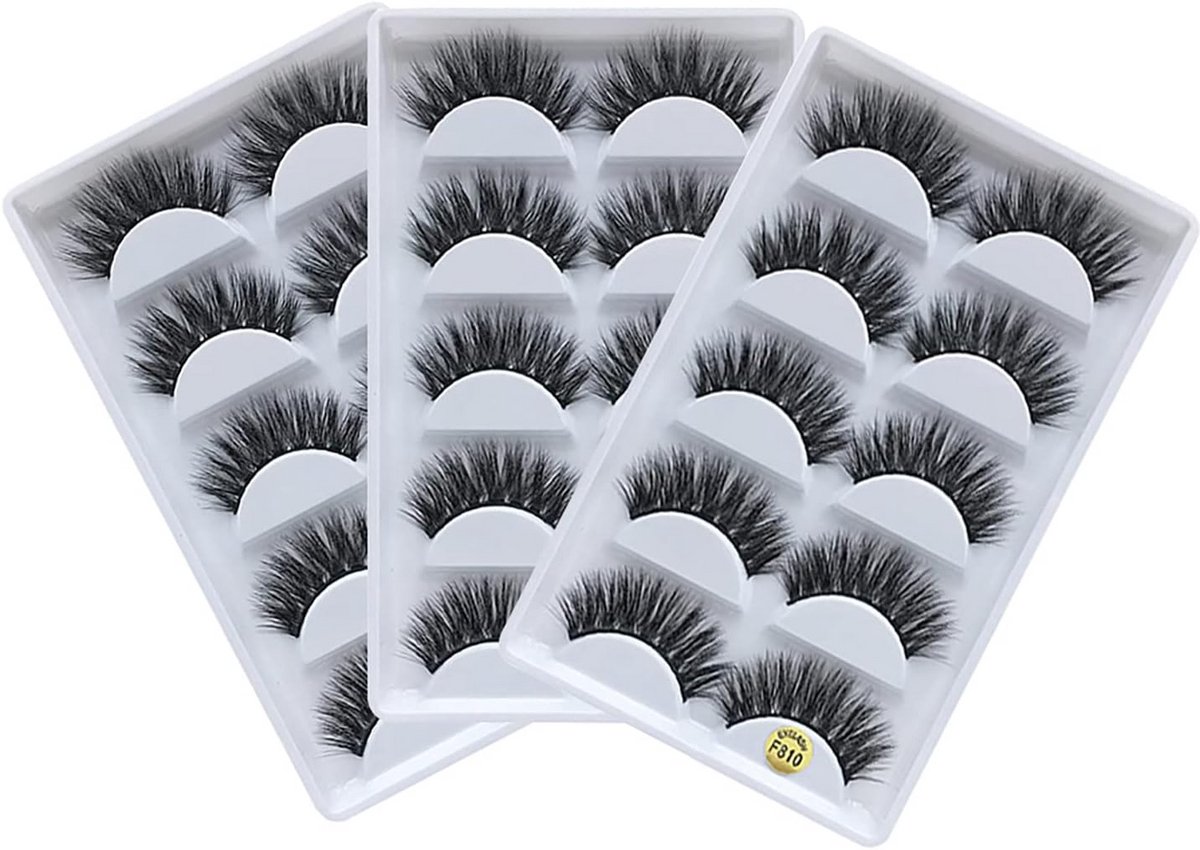 Herbruikbare Magnetische 3D Wimpers met Inbegrepen Eyeliner voor Alle Oogvormen