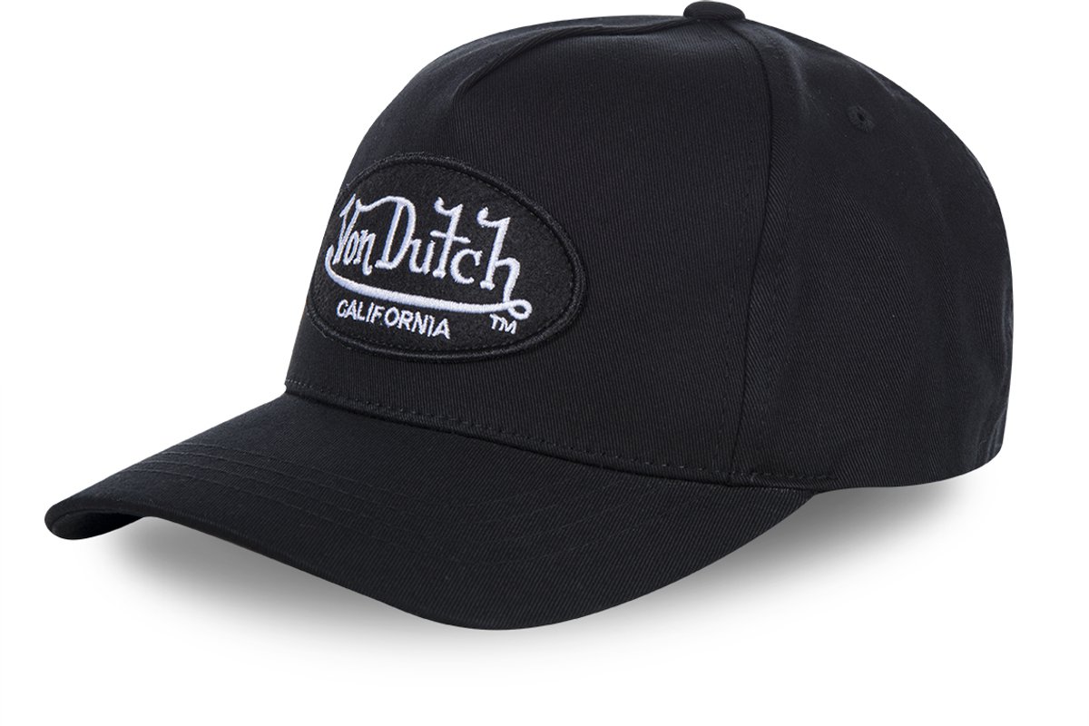 Von Dutch - Strapback Baseball Cap LOFB2/B | One Size | Verstelbaar | Riemsluiting - Zwart