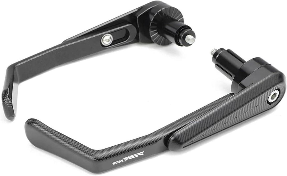 Motorfiets Stuur Beschermers - Hendel Covers - Veilige Rit - CNC Aluminium - 22mm Stuur - Zwart