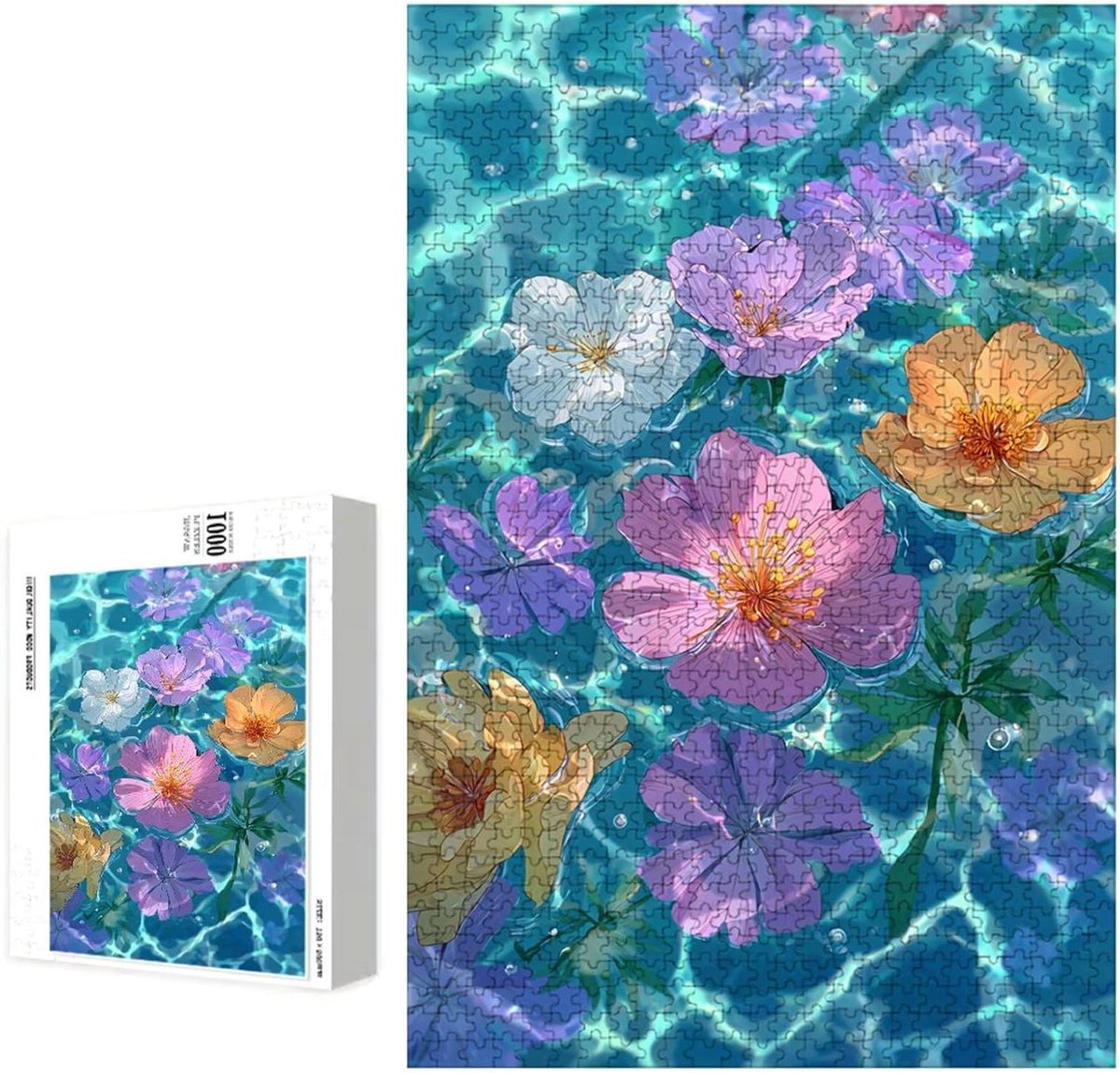 Legpuzzel Volwassenen - Houten Puzzel - Ontspanning en Mindfulness - Precisie Gesneden Stukjes - 1500 Stukjes - Multicolor