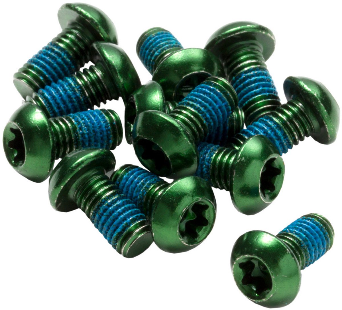 Reverse Disc Rotor Bolts Green - UNI