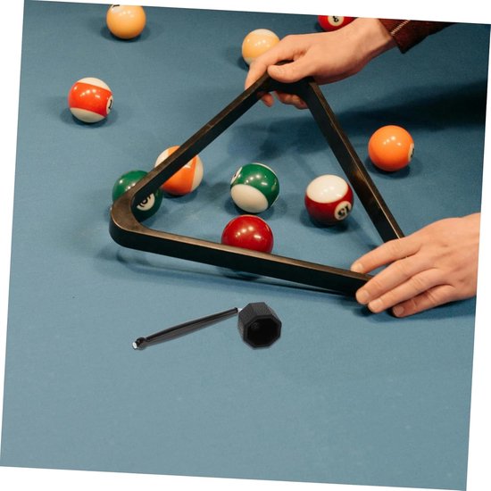 Krijthouder Keu - Poolkrijt Houder - Biljart Spel - Met Clip - 16 cm - Zwart — afbeelding 3