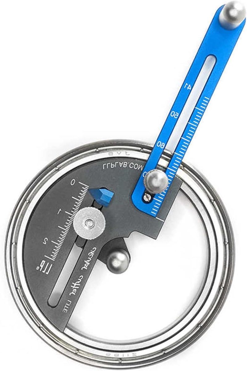 Cirkelsnijder - Papier Snijder - Hobby Projecten - Verstelbare Diameter - 1-160 mm - Aluminium
